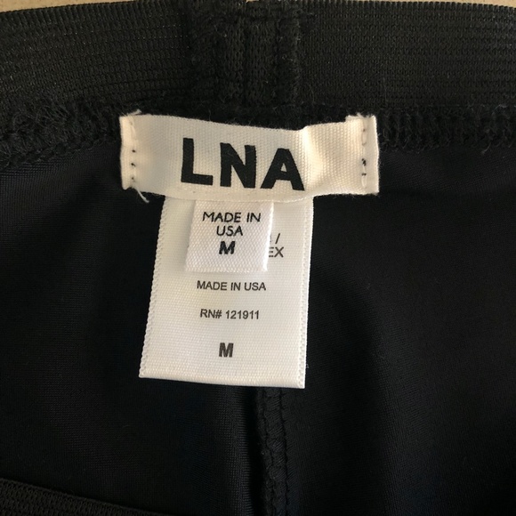 LNA Nylon leggings Sz M Black - Picture 5 of 6